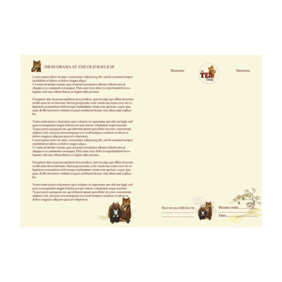 Cyril Squirrel K.C defends Wilbur Wolf | Chronicle Cards | The Ted Times