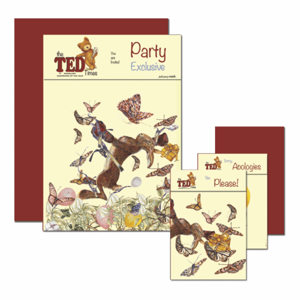3 in 1 Hubble’s Dream Party Invitation | Party Exclusive | The Ted Times