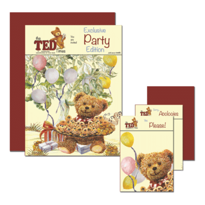 3 in 1 Jasper Party Invitation | Party Exclusive | The Ted Times