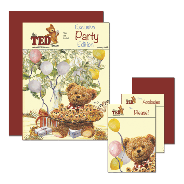 3 in 1 Jasper Party Invitation | Party Exclusive | The Ted Times