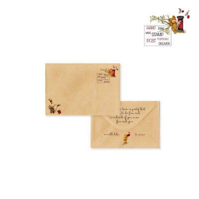 Fredick Fox - 3 - in - 1 - Card - The Ted Times - With the envelopes and the card.