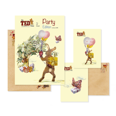 George and Hubble - 3 in 1 - Cards and Envelope