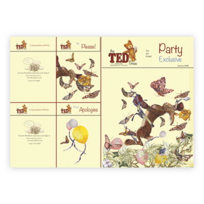 The Ted Times | Funny Story Cards | illustrated Keepsakes