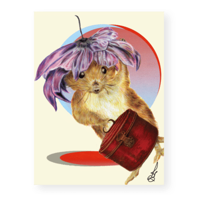 Hetty Mouse | Colour silk screen | The Ted times