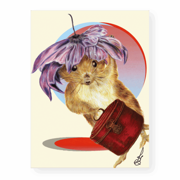 Hetty Mouse | Colour silk screen | The Ted times